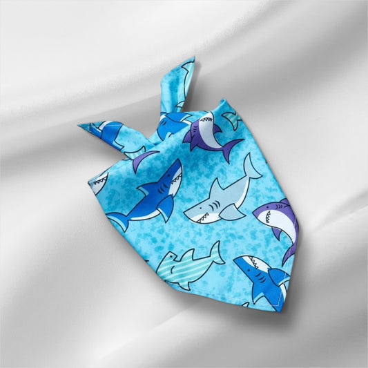 Shark blue Bandana